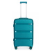 KONO Cestovní kufr na kolečkách Classic Collection - tyrkysový - 77L - 44x65x27