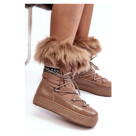 Dámské šněrovací boty do sněhu Santero