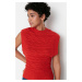 Trendyol Red Knit Detailed Knitwear Sweater