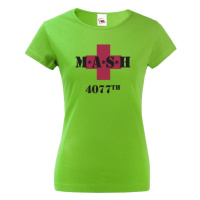 Dámské tričko s potiskem legendárního seriálu MASH 4077