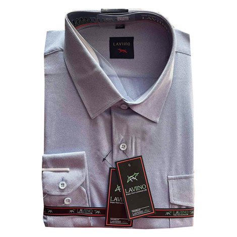 LAVIINO košile pánská TS293 dlouhý rukáv dvě kapsy