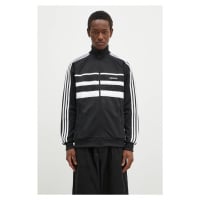 Mikina adidas Originals First Tracktop pánská, černá barva, s aplikací, JP1046