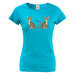 Dámské triko pro milovníky koček - skvělé triko na narozeniny