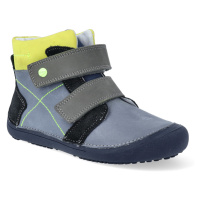 Barefoot dětské kotníkové boty D.D.step A063-121A bermuda blue