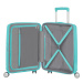 American Tourister Soundbox 55cm Modrý Summer blue rozšiřitelný