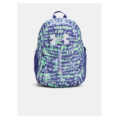 Zeleno-fialový dámský batoh Under Armour UA Hustle Sport Backpack-GRN