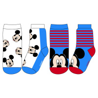 Mickey Mouse - licence Chlapecké ponožky - Mickey Mouse 5234A044, modrá / bílá Barva: Mix barev
