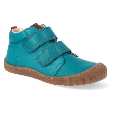 Barefoot kotníková obuv Koel - Don turquoise modrá Koel4kids