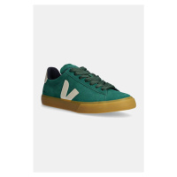 Semišové sneakers boty Veja Campo zelená barva, CP0303695B