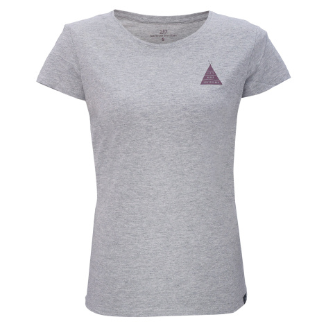 APELVIKEN - dámské triko s krátkým rukávem - Grey melange 2117 of Sweden
