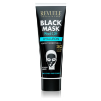 Revuele Black Mask Peel Off Hyaluron čisticí slupovací maska s aktivním uhlím 80 ml