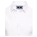 Bílá elegantní jednobarevná pánská košile