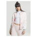 Dámská bunda // Urban classics Ladies 3-Tone Souvenir Jacket pink/offwhite/blk