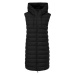 s.Oliver RL OUTDOOR WAISTCOAT Prošívaná vesta s kapucí, černá, velikost