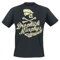 Dropkick Murphys Scally Skull Ship Tričko černá