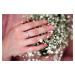 OLIVIE Stříbrný prsten se zirkony 1955