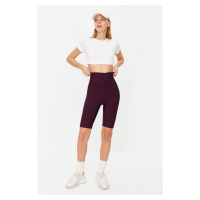 Trendyol Damson Knitted Sports Biker/Cycling Leggings