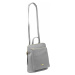 Dámský kožený batoh MiaMore 01-044 šedý