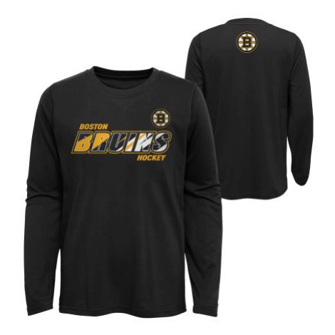 Boston Bruins dětské tričko s dlouhým rukávem Rink Reimagined LS Ultra black Outerstuff