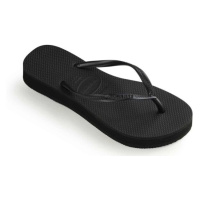 HAVAIANAS SLIM FLAT FORM Dámské žabky, černá, velikost 35/36