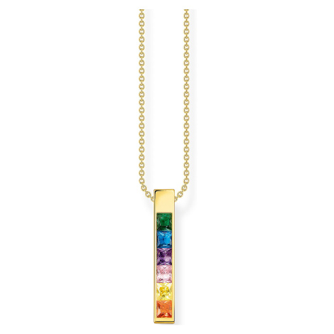 Thomas Sabo KE2113-971-7 Ladies Necklace - Rainbow Stone