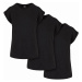 Urban Classics / Ladies Extended Shoulder Tee 3-Pack black+black+black