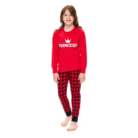 Dívčí pyžamo model 17526294 červené - DN Nightwear