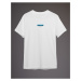 Trendyol White Text Printed Regular Cut T-shirt