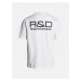 Tričko peak performance m r&d print t-shirt bílá