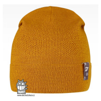 Merino pletená čepice Dráče - Urban 15, hořčicová Barva: Žlutá