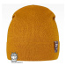 Merino pletená čepice Dráče - Urban 15, hořčicová Barva: Žlutá