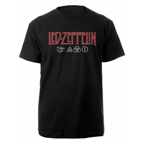 Led Zeppelin tričko, Logo &amp; Symbols, pánské Probity Europe Ltd