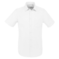 SOĽS Brisbane Fit Pánská košile s krátkým rukávem SL02921 Bílá