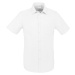 SOĽS Brisbane Fit Pánská košile s krátkým rukávem SL02921 Bílá