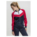 Dámská mikina zip // Urban classics Ladies Short Raglan Track Jacket navy/fire red/white