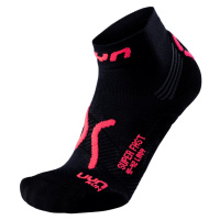 Dámské ponožky UYN Run Super Fast Socks, černo-růžová, 35-36