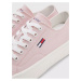 Světle růžové dámské tenisky na platformě Tommy Jeans