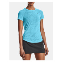 Modré dámské sportovní tričko Under Armour UA Run Trail Tee