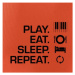 Play eat sleep piano - HV Runway 2V9 - Reflexní polokošile