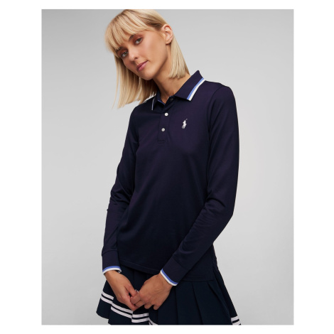 Tmavě Modrá Dámská Polokošile Dlouhým Rukávem Ralph Lauren Rlx Golf