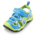 Alpine Pro Grobo Dětské sandály KBTA362 neon atomic blue