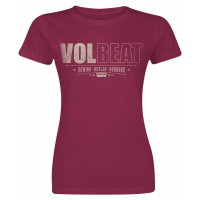 Volbeat Distressed Logo Dámské tričko červená