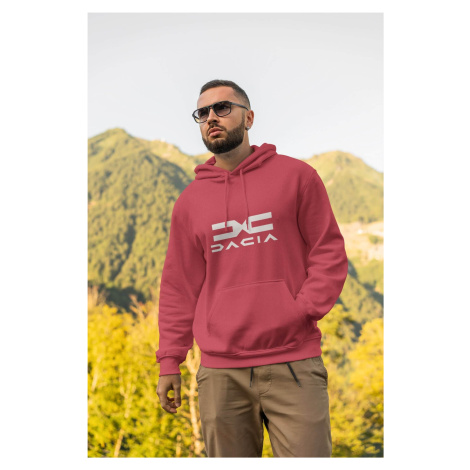 Pánská mikina s logem Dacia Barva: Červená