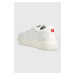 Kožené sneakers boty Love Moschino bílá barva, JA15274G0GIAB10A