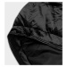 Krátká černá oversize bunda (H-1109-01)