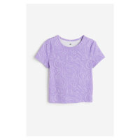H & M - Tričko's potiskem - fialová