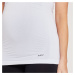 MP dámské bezešvé těhotenské tričko bez rukávů – bílé