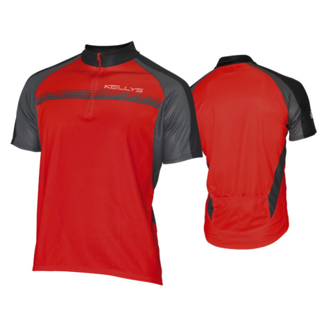 Cyklistický dres Kellys Pro Sport - krátký rukáv červená