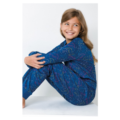 Dívčí pyžamo Jednorožec modré Jadea