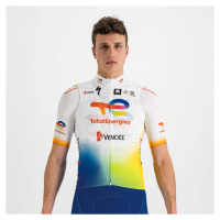 SPORTFUL Cyklistická vesta - TOTAL ENERGIES 2022 - žlutá/modrá/bílá/oranžová